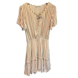 Abercrombie & Fitch Easy Waist Striped Mini Dress - size Medium